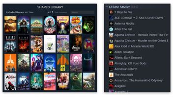 Steam lance une fonctionnalité de familles de Steam, peut jouer à des jeux en ligne