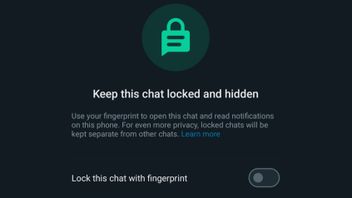 Lebih Aman, Begini Cara Mengaktifkan Fitur Lock Chat di WhatsApp