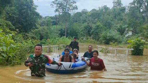 11 Subdistricts In Kapuas Hulu, West Kalimantan Flooded, BPBD Reminds Potential To Expand Due To Rain Intensity