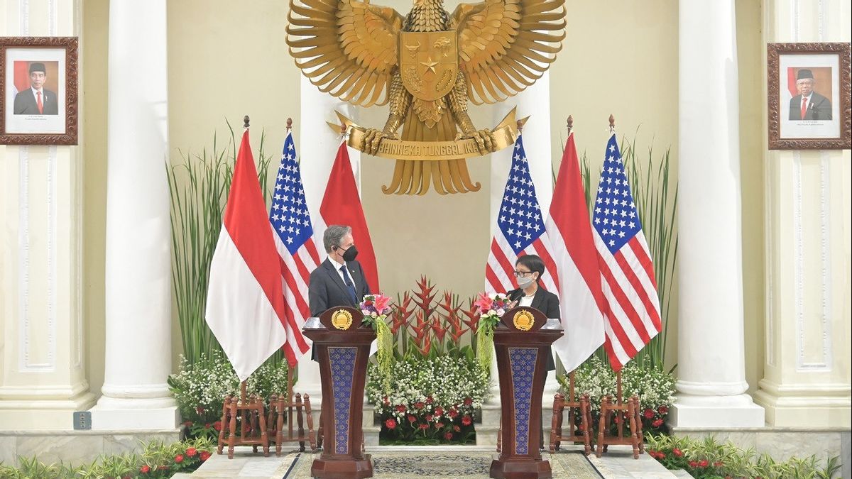وزير الخارجية ريتنو يأمل أن تصبح الولايات المتحدة شريكا في التعاون في تنفيذ توقعات آسيان
