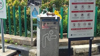 Free Water Faucet Facilities At MRT Station Become A Trash, PT MRT Jakarta Opens Voice