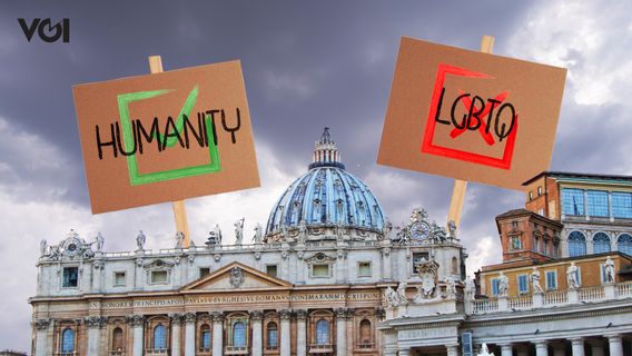 مطعم الفاتيكان المتعلق بالإنسانية، وليس اعترافا بالزواج المثلي
