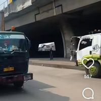 Viral 2 Truk Lawan Arus di Jalan Cacing, Dishub Jakut Lakukan Pelacakan