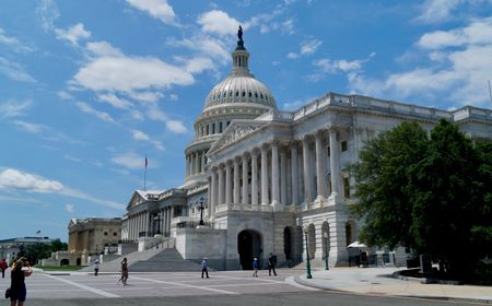 Bendera Palestina Berkibar di Dekat Capitol Hill Washington, Netanyahu Sebut Pengunjuk Rasa Bodoh