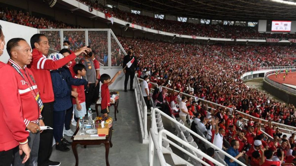 President Jokowi Is Optimistic That Indonesia Will Win The AFF Cup