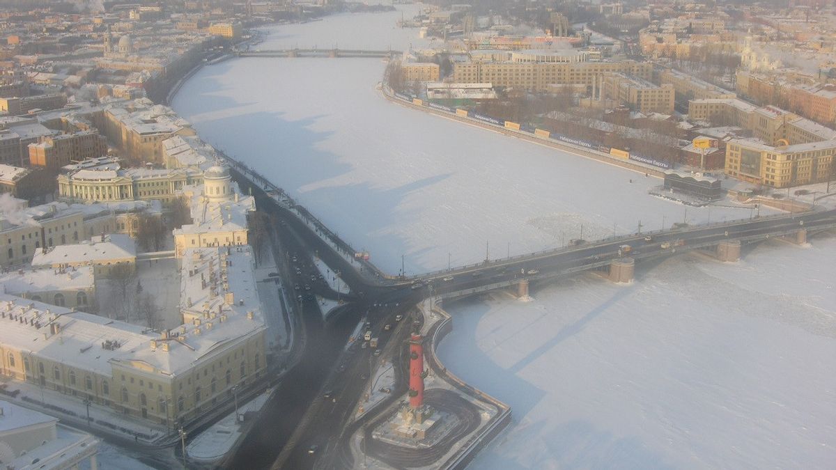 Recording Temperature Minus 21 Degrees Celsius, St. Petersburg Breaks 128 Years Record