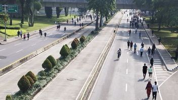 Jakarta's Conditions Start To Get Normal, Residents Enliven CFD On Jalan Sudirman
