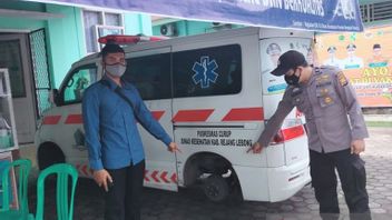 4 Pneus De Voiture D’ambulance Curup Bengkulu Centre De Santé Volé Par Des Voleurs, La Police Intervient