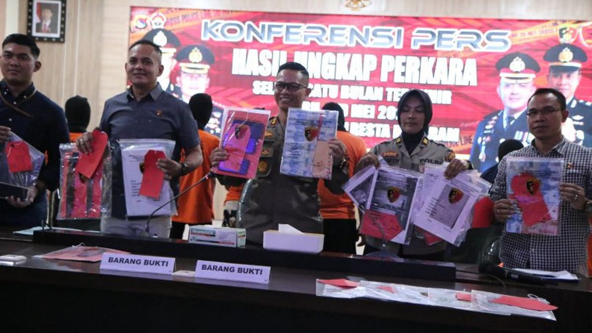 Selama April Polisi Mataram Tangani 27 Kasus Kriminal dengan 31 Tersangka