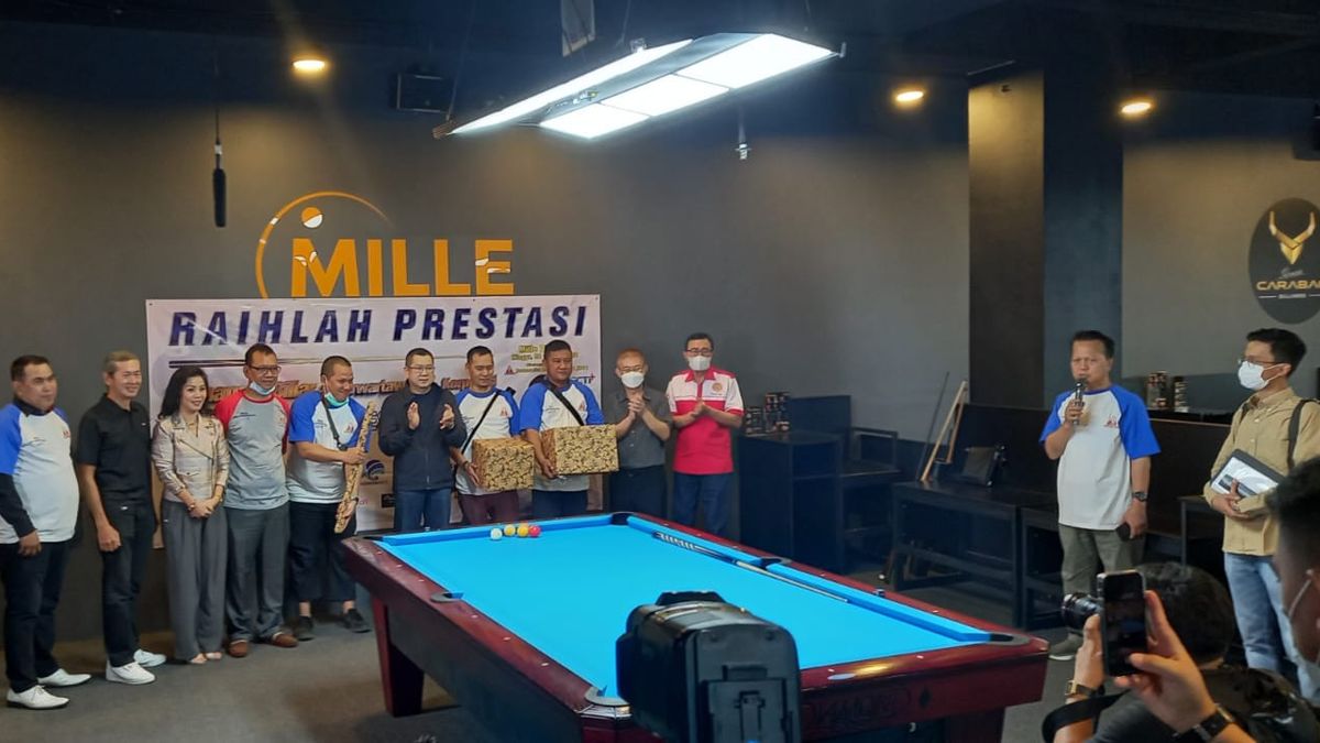 The 2022 Journalists and Corporations Billiards Tournament is Opened by the Chairman of PB POBSI, Hary Tanoesoedibjo