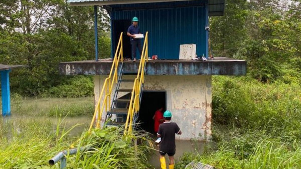 极端天气导致水泵被淹没，PDAM Kepri停止了5000名客户的供水