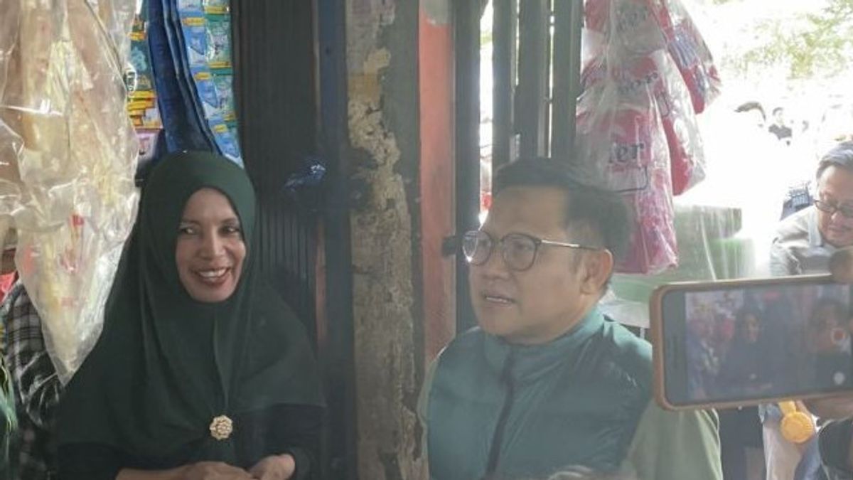 Muhaimin Visits Pekanbaru Arengka Morning Market