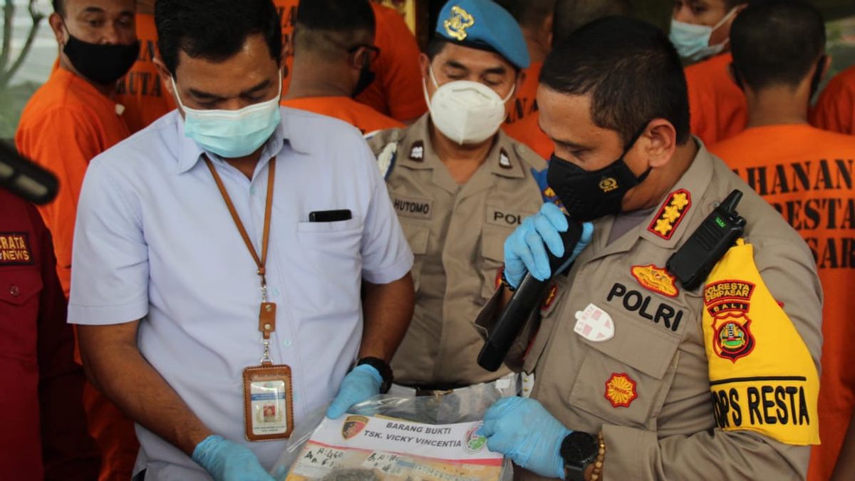 La Police De Denpasar Arrête 40 Suspects Dans Un Délai D’un Mois