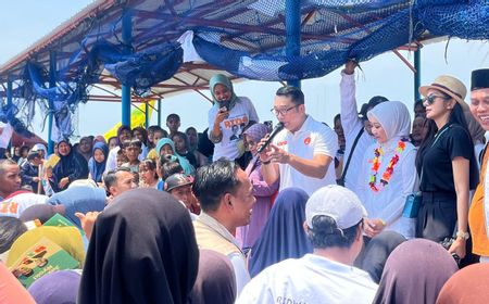 Kampanye di Kepulauan Seribu, RK Pamer Dapat Dukungan Prabowo