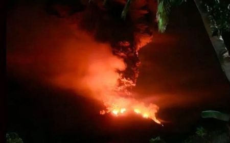 Erupsi Gunung Ruang Lumpuhkan Peralatan Seismik