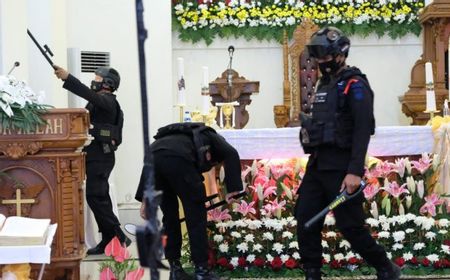 Antisipasi Aksi Teror, Sejumlah Gereja di Ternate Disterilkan