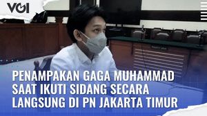 VIDEO: Penampakan Gaga Muhammad Saat Ikuti Sidang Secara Langsung di PN Jakarta Timur