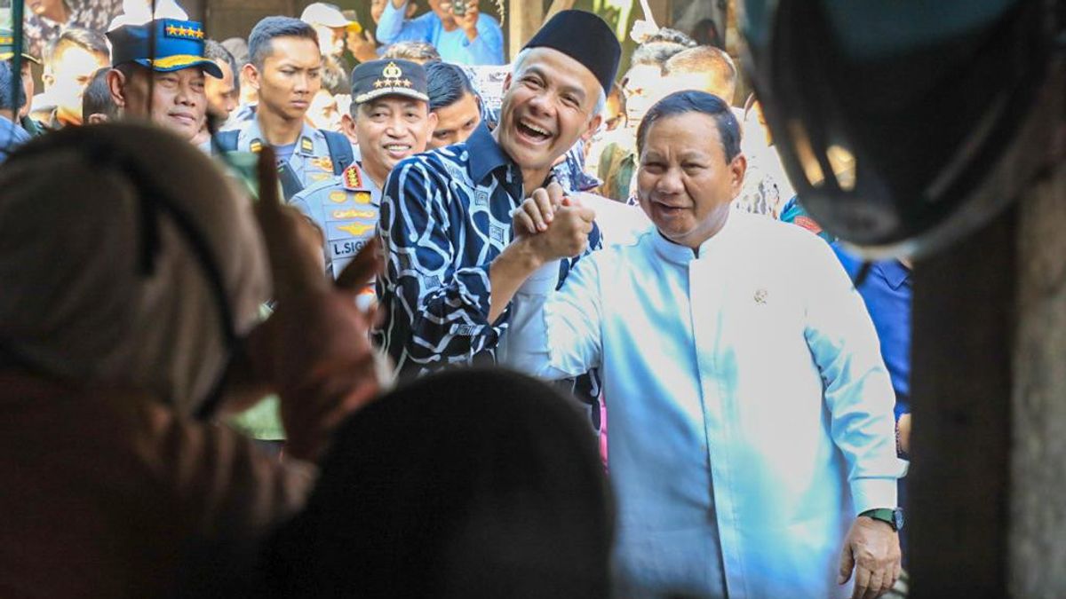 Prabowo-Ganjar Salam Jokowi, Gerindra的前排指挥官:我们可能会加入