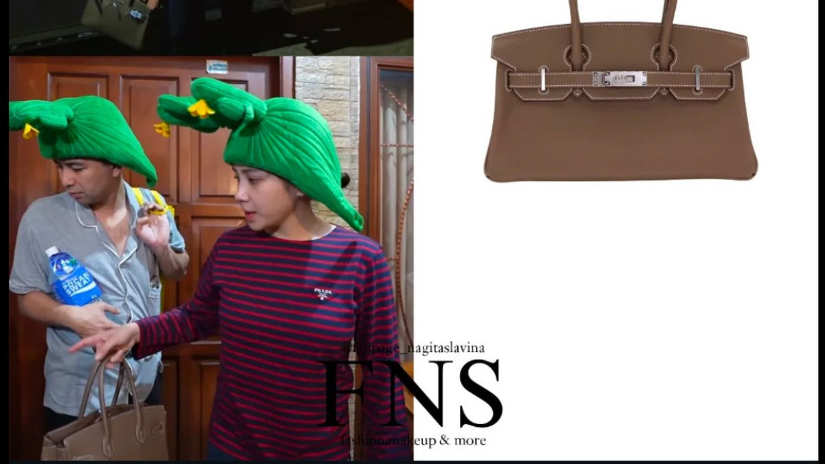 玩弄Pak Muh的家,Nagita Slavina Tenteng Hermes Bag Rp588百万,而Sahar Bareng Fadil Jaidi