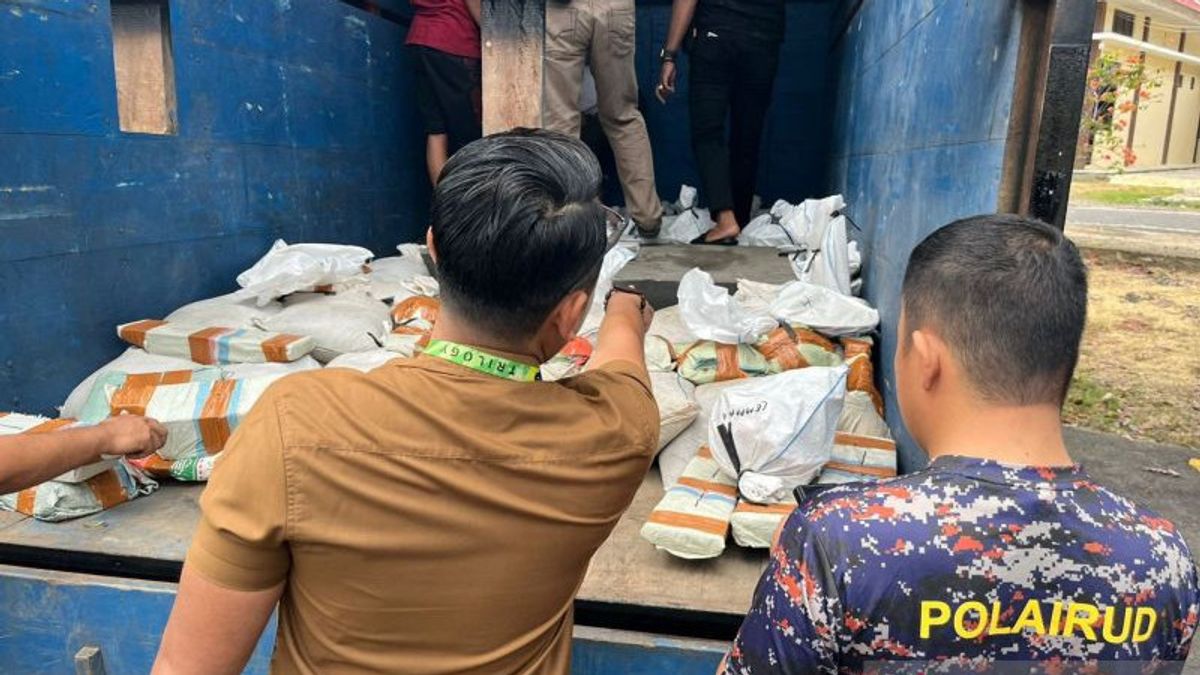 West Bangka Police Failed To Smuggle 4 Tons Of Illegal Tin In Tanjungkalian