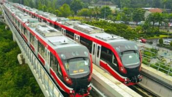 Le ministère des Transports applique un tarif de promotion de LRT Jabodebek avant Noël et le Nouvel An