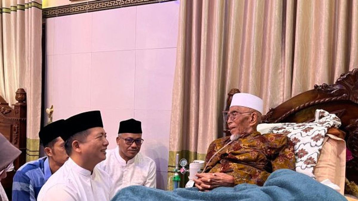 Sowan to Sepuh NU TGH Turmudzi,Lalu Iqbal Maju Pilkada NTB Didn's Wejangan