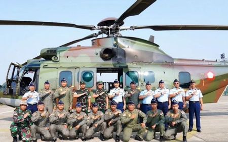 TNI AU Kirim Helikopter Caracal untuk evakuasi korban bencana Filipina