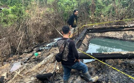 Tim Gabungan TNI – Polri Tertibkan Sumur Minyak Ilegal di Batanghari, Jambi