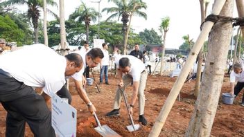 Caring For The Future, PLN And DKI Provincial Government Hold Tree Planting Actions On River Banks