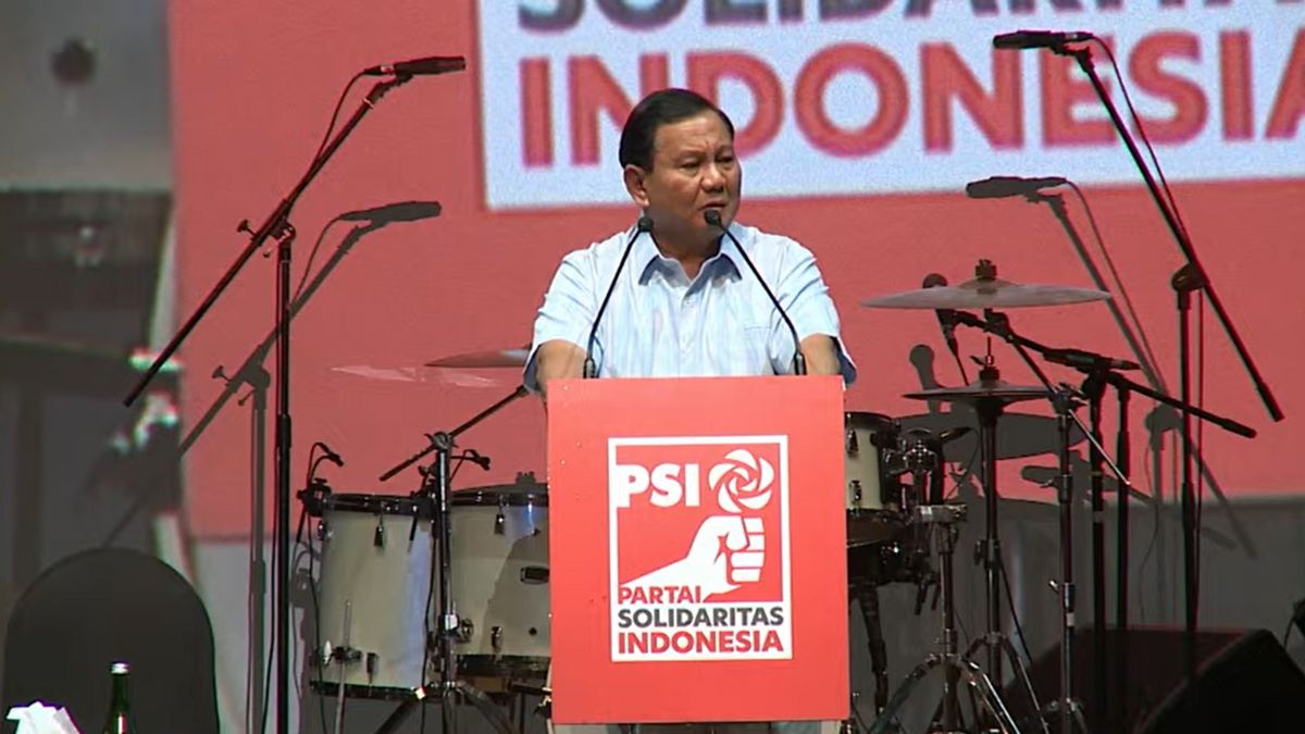 Puja Puji Prabowo ke Jokowi Saat Resmi Didukung PSI: Meski Banyak Kekurangan, Landasanya Sudah Benar