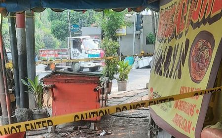 Warung Binaan Sudin UMKM Jakpus Ambruk, 6 Pegawai Puskesmas Tercebur Saluran Air