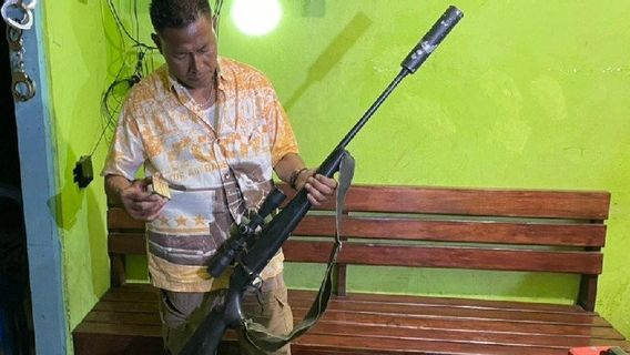 Police Confiscated 5 Homemade Firearms, Telescope And Dozens Of Ammunition In Merauke