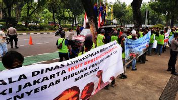 Sebanyak 400 Pekerja Demo di Kantor Gubernur DKI Tuntut Pelabuhan KCN Marunda Dibuka Kembali