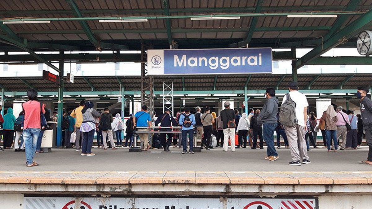 KRL Users Who Transit At Manggarai Station Reach 160,000 People A Day