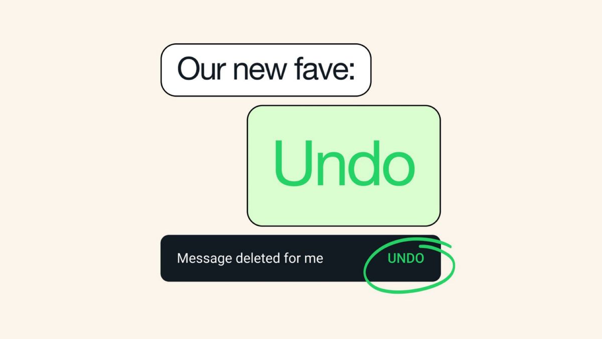 WhatsAppは、誤って削除されたメッセージを回復するために元に戻すボタンをグローバルに起動します