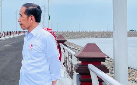 Resmikan Bendungan Ciawi dan Sukamahi, Jokowi Bicara Banjir Jakarta yang Tak Kunjung Bisa Diatasi