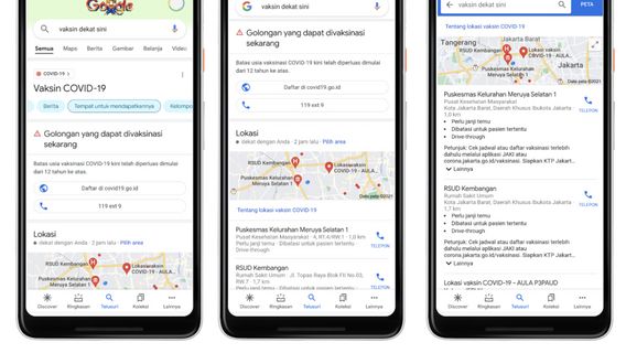 Google Permudah Masyarakat Temukan Informasi Layanan Vaksin