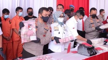 The Fake Money Factory In Sukoharjo Was Raided By The Central Java Police, Found Evidence Worth Rp1.26 Billion