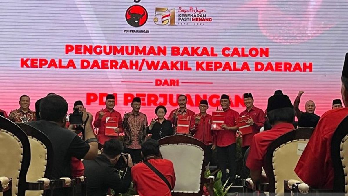 Please Be Patient! PDIP Still Waiting For Megawati's Decision For Candidates Promoted For The Jakarta Regional Head Election