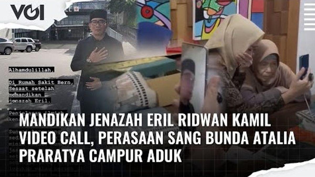 VIDEO: Momen Haru Atalia Praratya Saat Video Call Ridwan Kamil Usai Mandikan Jenazah Eril