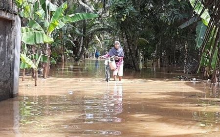 Hujan Deras, Beberapa Desa di Cilacap Kembali Banjir