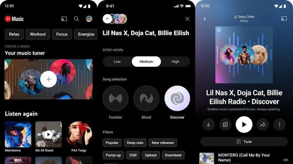 La radio YouTube Music devient aujourd'hui en tant que question de la musique