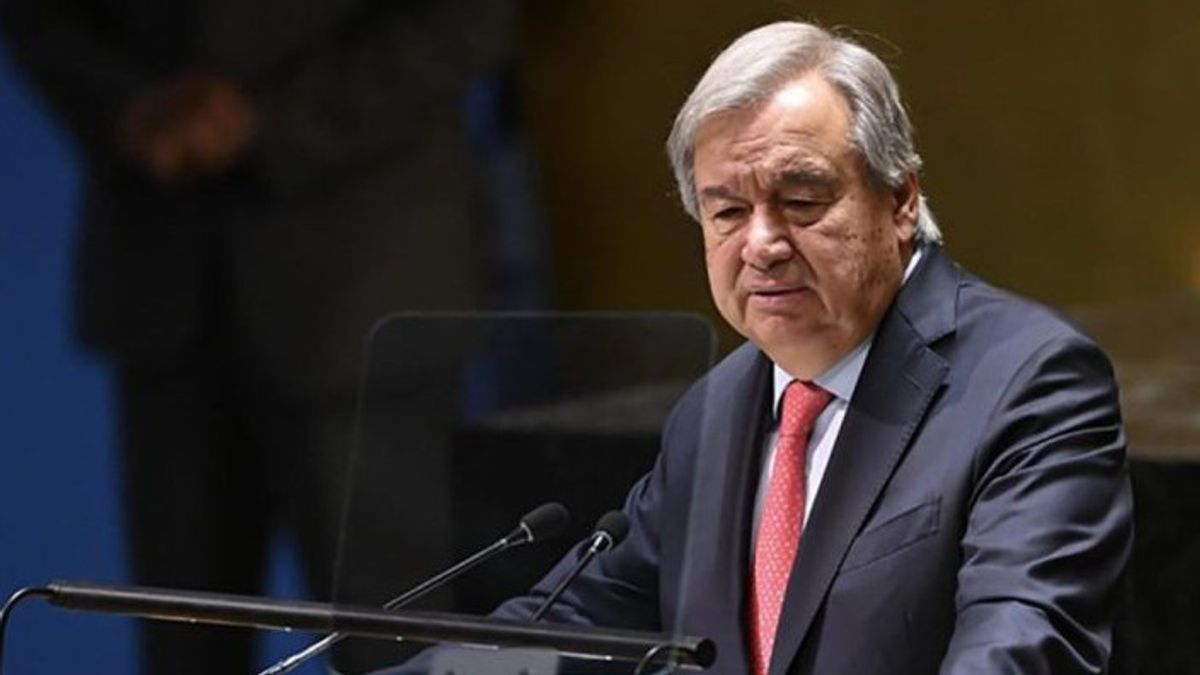 Regarding War In Gaza, The Secretary General Of The United Nations Says It's Time To End Conflict