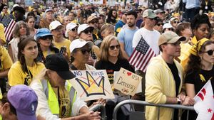 Ribuan Warga New York Protes Donald Trump di Times Square