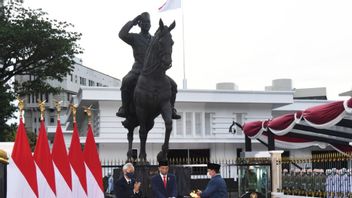 Quarantine Complete! Jokowi's First Event Is Meeting Prabowo To Inaugurate The Fire Monument Of The Spirit Of Indonesia