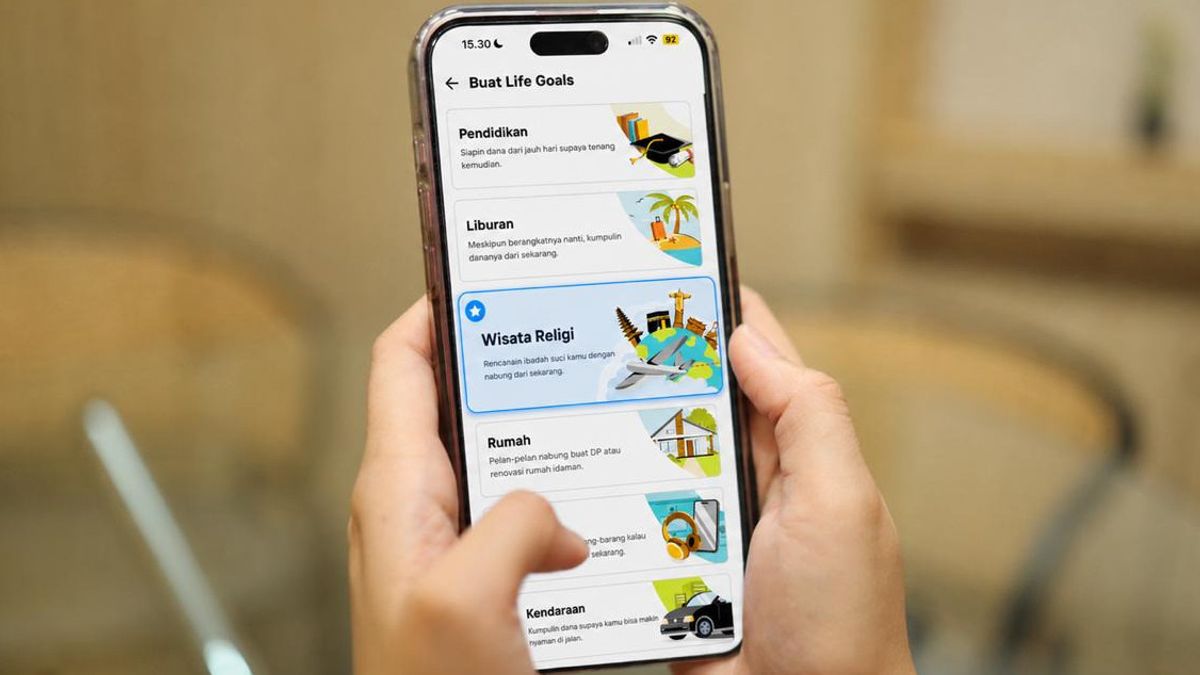 BNI présente la fonction Life Goals sur wondr, pour aider les clients à préparer des fonds de pèlerinage plus ciblés