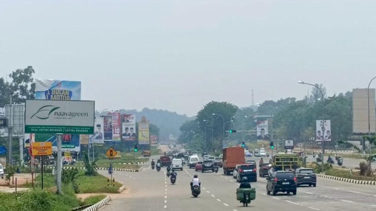 Smoke Fog In Batam Sends From Sumatra Disappears