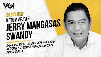 ビデオ:独占、アプジャテル会長ジェリーマンガサスワンディ楽観的2045インターネットに接続されているすべてのインドネシアの地域
