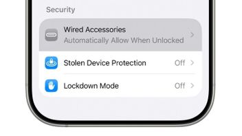 セキュリティを強化するために、AppleはiOS 26で有線データ転送許可を開始する