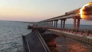 Selidiki Ledakan Jembatan Krimea, Rusia Tangkap Delapan Tersangka dan Tuding Kepala Intelijen Ukraina, Kyiv: Omong Kosong